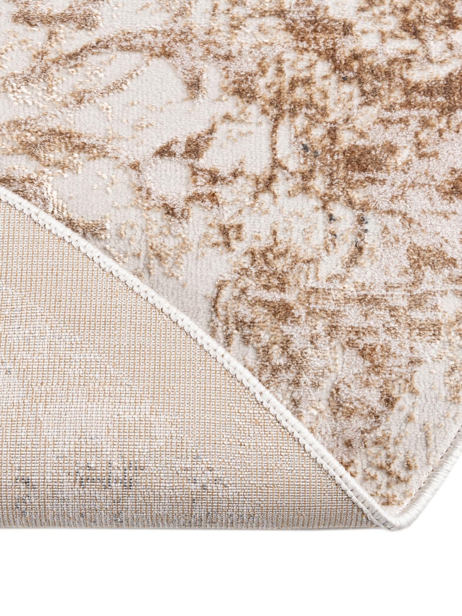 Ivory 5' 3 x 8' Highbury Oval Area Rug 60% Polypropylene & 40% Polyester With Jute Backing Vintage Distressed Traditional Carpet for Sale at Rug Engine