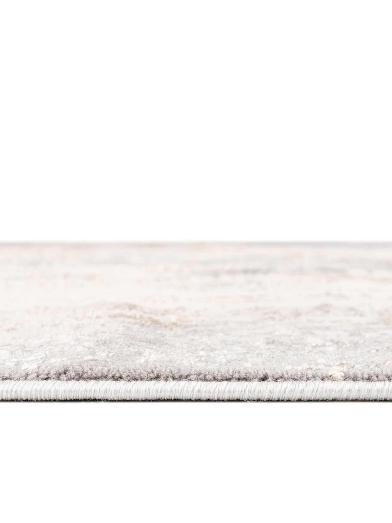 Ivory Gray 5' 3 x 8' Highbury Oval Area Rug 60% Polypropylene & 40% Polyester With Jute Backing Vintage Distressed Traditional Carpet for Sale at Rug Engine