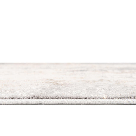 Ivory Gray 5' 3 x 8' Highbury Oval Area Rug 60% Polypropylene & 40% Polyester With Jute Backing Vintage Distressed Traditional Carpet for Sale at Rug Engine