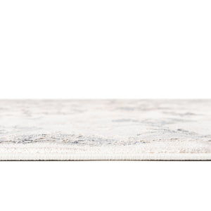 Ivory Gray 5' 3 x 5' 3 Highbury Octagon Area Rug 60% Polypropylene & 40% Polyester With Jute Backing Vintage Distressed Traditional Carpet for Sale at Rug Engine