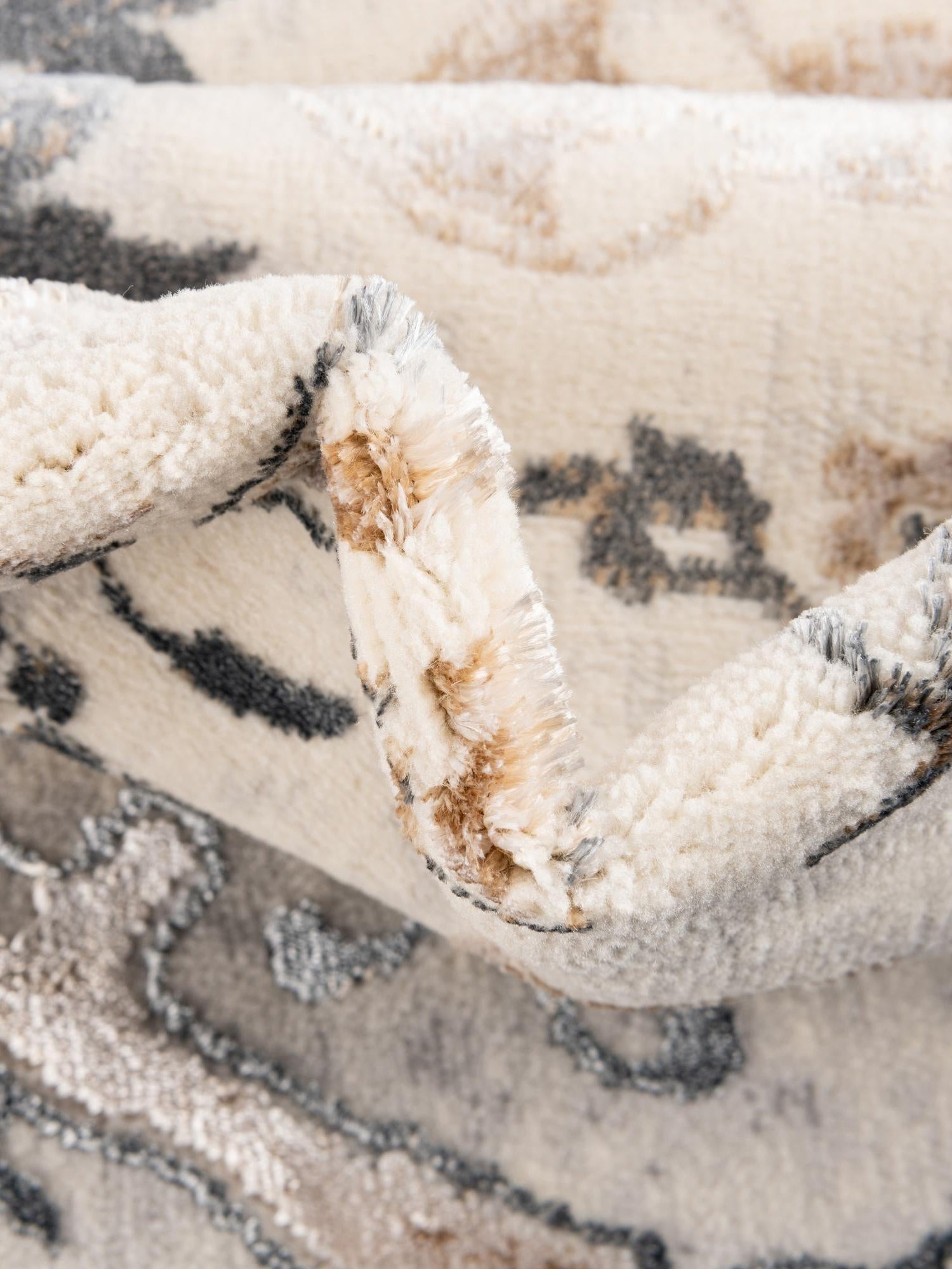 Ivory Gray 7' 10 x 10' Highbury Oval Area Rug 60% Polypropylene & 40% Polyester With Jute Backing Vintage Distressed Traditional Carpet for Sale at Rug Engine
