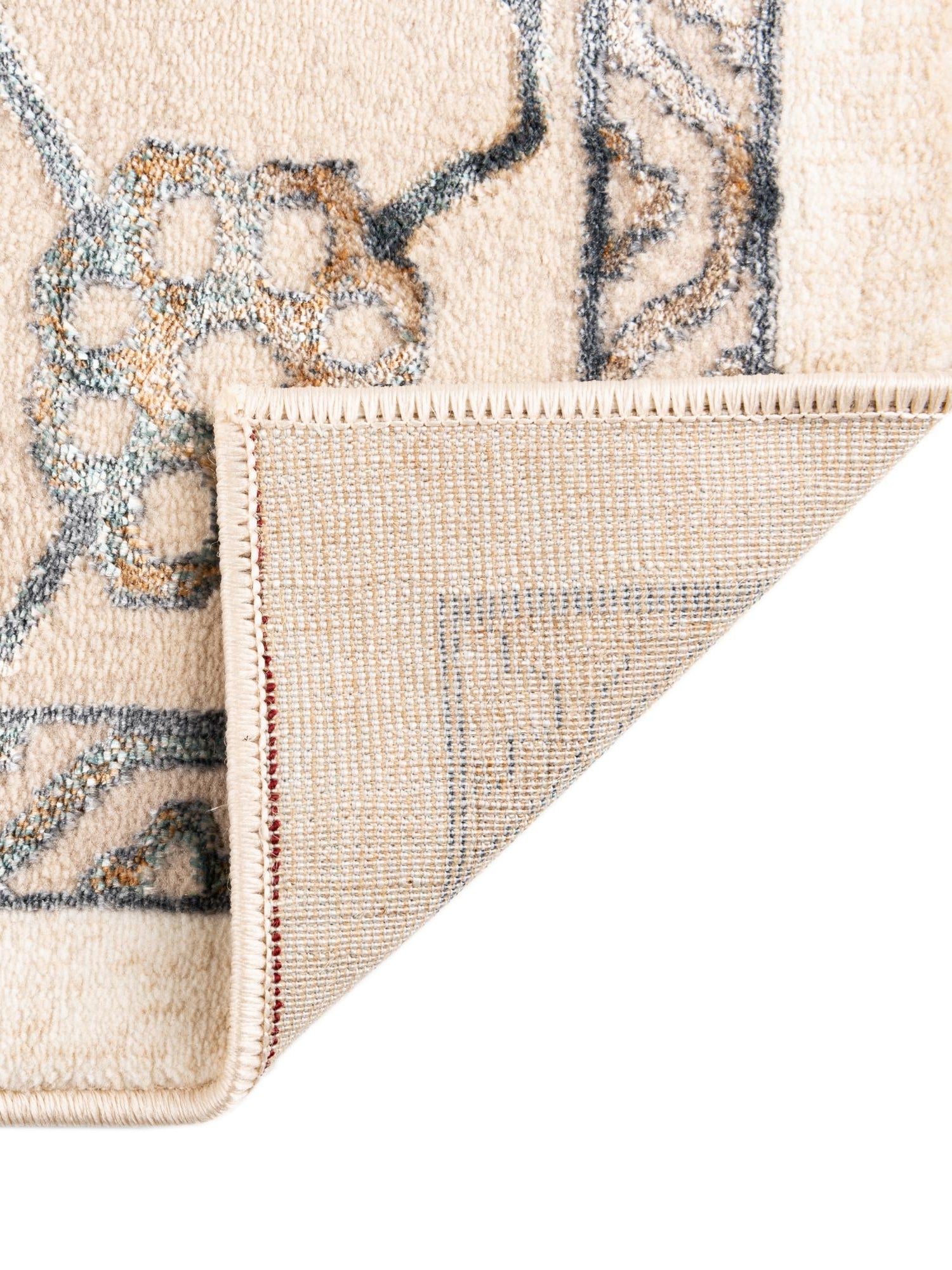 Ivory 7' x 10' Highbury Rectangle Area Rug 60% Polypropylene & 40% Polyester With Jute Backing Vintage Distressed Traditional Carpet for Sale at Rug Engine
