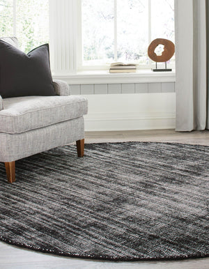 Blackberry 6' 1 x 6' 1 Jill Zarin English Manor Round Area Rug 100% Premium Natural Wool Handwoven Carpet for Living Rooms, Office Space, Bedrooms, Dorms for Sale at Rug Engine