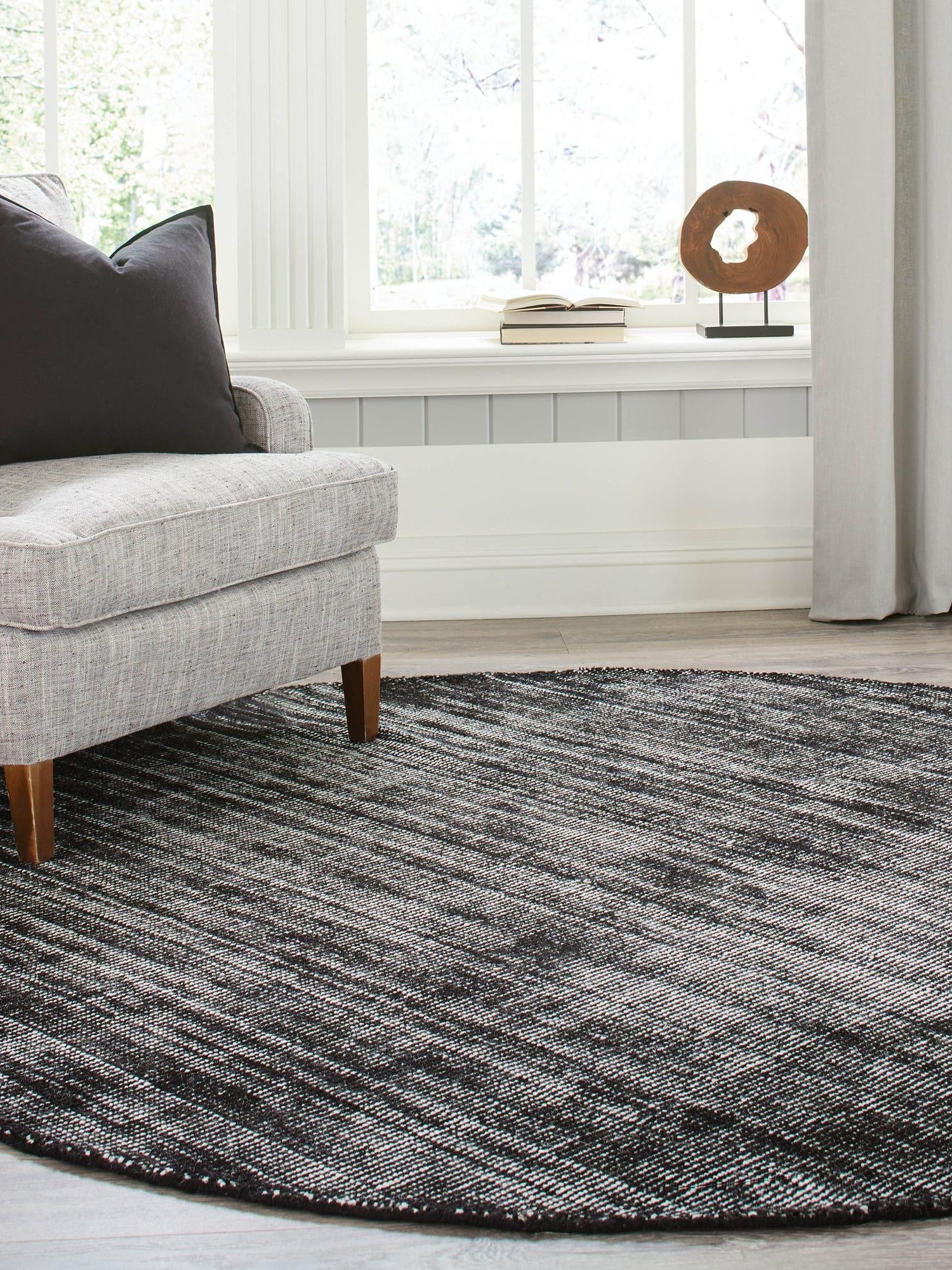 Blackberry 10' x 10' Jill Zarin English Manor Round Area Rug 100% Premium Natural Wool Handwoven Carpet for Living Rooms, Office Space, Bedrooms, Dorms for Sale at Rug Engine