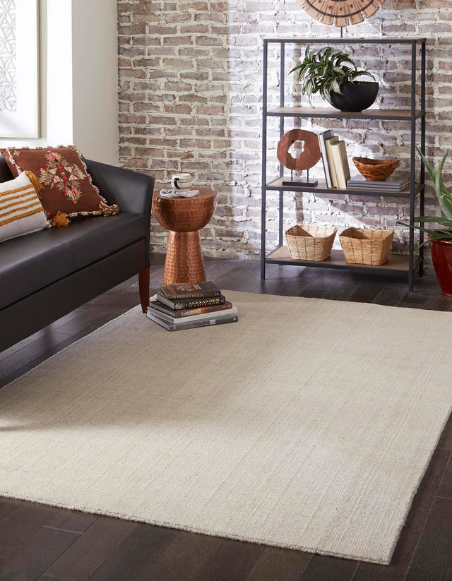 Vanilla Bean 5' 1 x 8' Jill Zarin English Manor Rectangle Area Rug 100% Premium Natural Wool Handwoven Carpet for Living Rooms, Office Space, Bedrooms, Dorms for Sale at Rug Engine