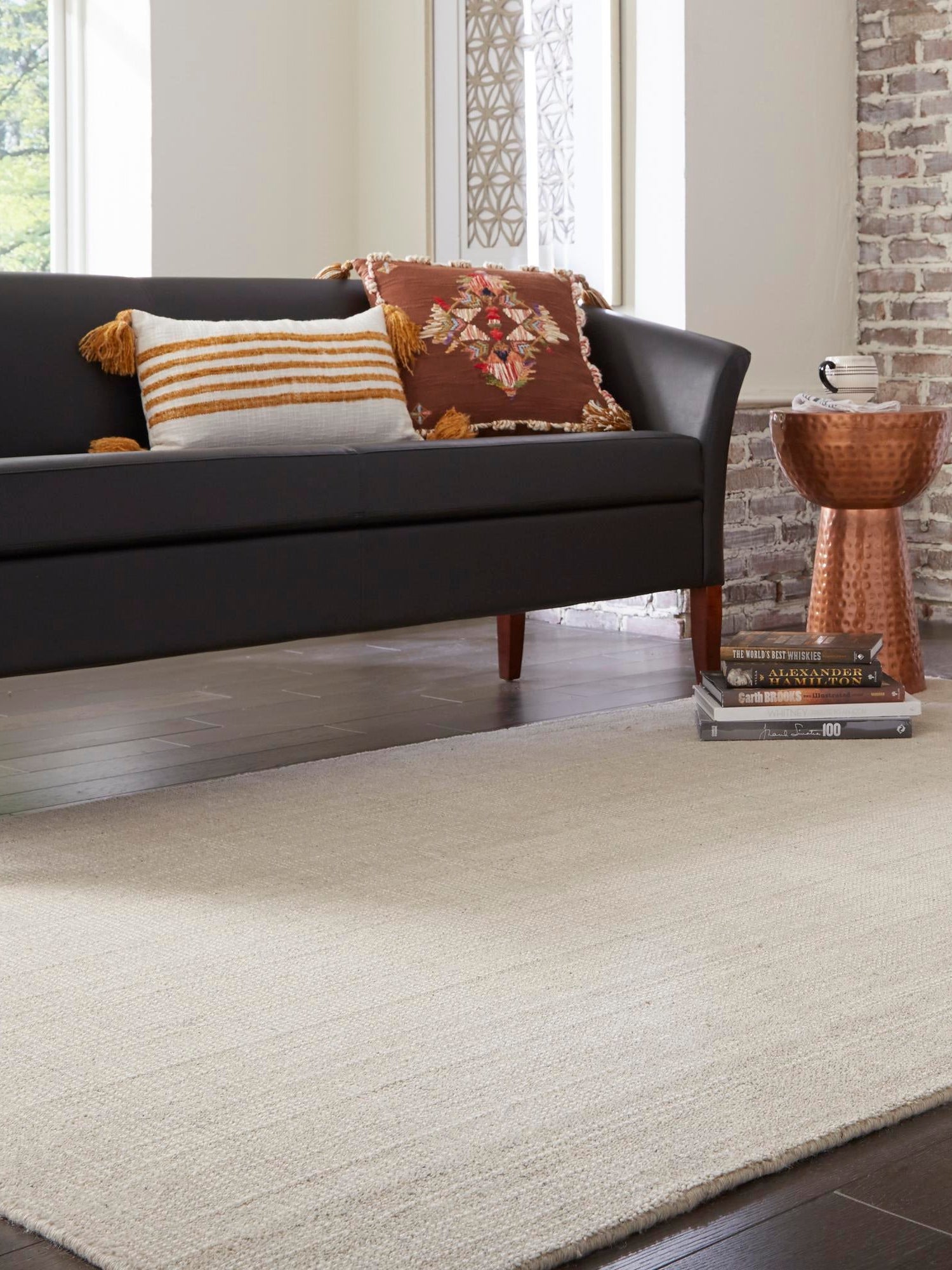 Vanilla Bean 2' 2 x 3' 1 Jill Zarin English Manor Rectangle Area Rug 100% Premium Natural Wool Handwoven Carpet for Living Rooms, Office Space, Bedrooms, Dorms for Sale at Rug Engine