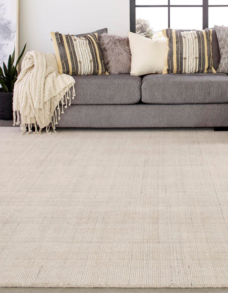 Vanilla Bean 6' 1 x 6' 1 Jill Zarin English Manor Square Area Rug 100% Premium Natural Wool Handwoven Carpet for Living Rooms, Office Space, Bedrooms, Dorms for Sale at Rug Engine