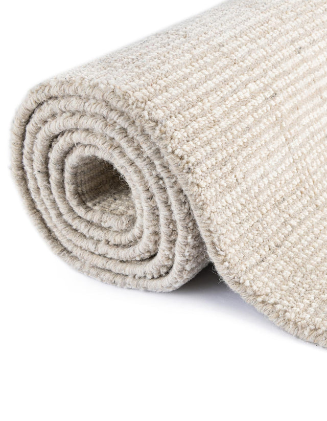 Vanilla Bean 10' x 10' Jill Zarin English Manor Square Area Rug 100% Premium Natural Wool Handwoven Carpet for Living Rooms, Office Space, Bedrooms, Dorms for Sale at Rug Engine