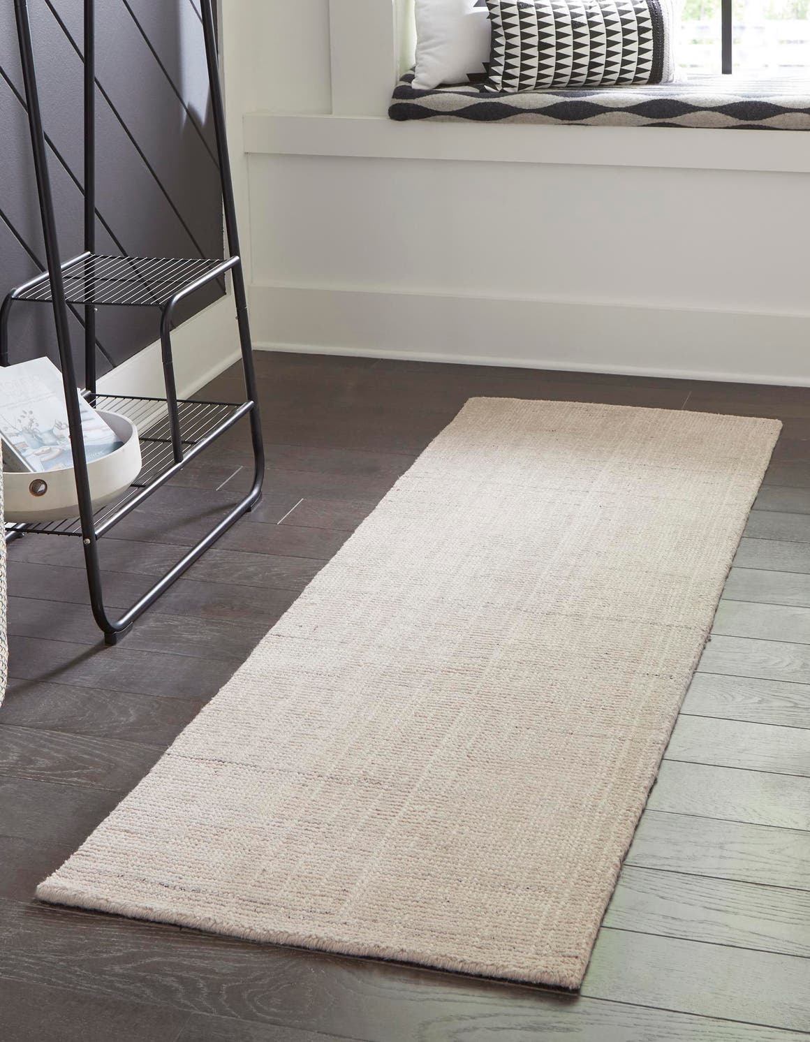 Vanilla Bean 2' x 6' 1 Jill Zarin English Manor Runner Area Rug 100% Premium Natural Wool Handwoven Carpet for Living Rooms, Office Space, Bedrooms, Dorms for Sale at Rug Engine