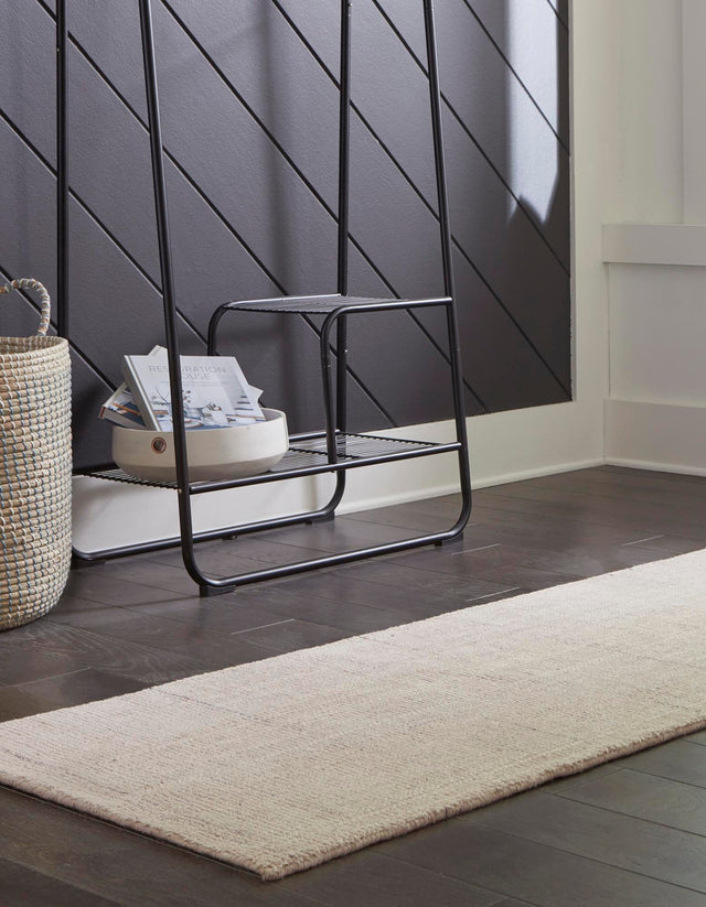Vanilla Bean 3' 3 x 19' 8 Jill Zarin English Manor Runner Area Rug 100% Premium Natural Wool Handwoven Carpet for Living Rooms, Office Space, Bedrooms, Dorms for Sale at Rug Engine