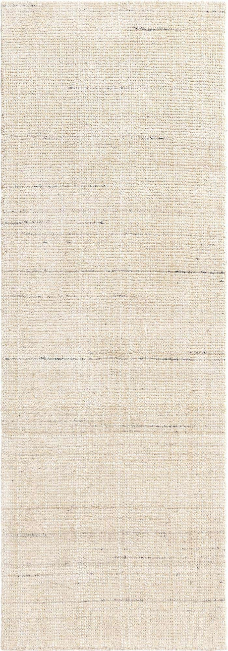 Vanilla Bean 2' x 6' 1 Jill Zarin English Manor Runner Area Rug 100% Premium Natural Wool Handwoven Carpet for Living Rooms, Office Space, Bedrooms, Dorms for Sale at Rug Engine