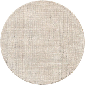 Vanilla Bean 3' 1 x 3' 1 Jill Zarin English Manor Round Area Rug 100% Premium Natural Wool Handwoven Carpet for Living Rooms, Office Space, Bedrooms, Dorms for Sale at Rug Engine