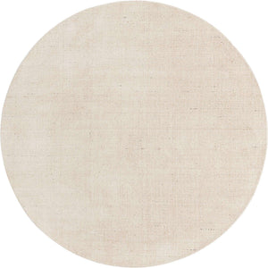 Vanilla Bean 6' 11 x 6' 11 Jill Zarin English Manor Round Area Rug 100% Premium Natural Wool Handwoven Carpet for Living Rooms, Office Space, Bedrooms, Dorms for Sale at Rug Engine