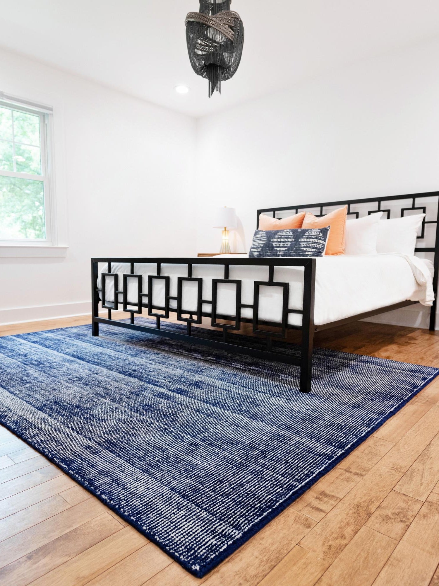 Blueberry 7' 10 x 11' Jill Zarin English Manor Rectangle Area Rug 100% Premium Natural Wool Handwoven Carpet for Living Rooms, Office Space, Bedrooms, Dorms for Sale at Rug Engine