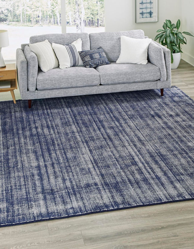Blueberry 7' 10 x 7' 10 Jill Zarin English Manor Square Area Rug 100% Premium Natural Wool Handwoven Carpet for Living Rooms, Office Space, Bedrooms, Dorms for Sale at Rug Engine