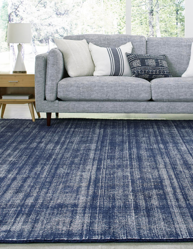 Blueberry 7' 10 x 7' 10 Jill Zarin English Manor Square Area Rug 100% Premium Natural Wool Handwoven Carpet for Living Rooms, Office Space, Bedrooms, Dorms for Sale at Rug Engine