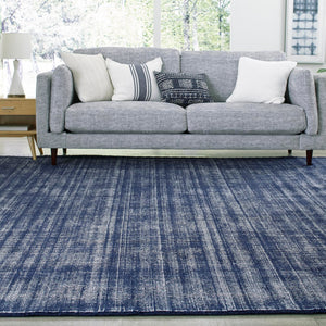 Blueberry 7' 10 x 7' 10 Jill Zarin English Manor Square Area Rug 100% Premium Natural Wool Handwoven Carpet for Living Rooms, Office Space, Bedrooms, Dorms for Sale at Rug Engine