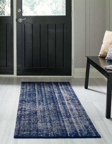 Blueberry 2' 7 x 12' Jill Zarin English Manor Runner Area Rug 100% Premium Natural Wool Handwoven Carpet for Living Rooms, Office Space, Bedrooms, Dorms for Sale at Rug Engine