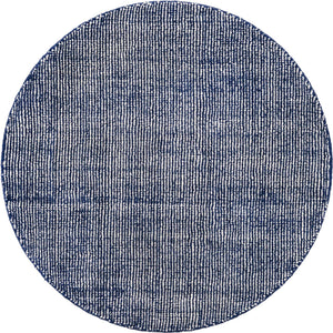 Blueberry 3' 1 x 3' 1 Jill Zarin English Manor Round Area Rug 100% Premium Natural Wool Handwoven Carpet for Living Rooms, Office Space, Bedrooms, Dorms for Sale at Rug Engine
