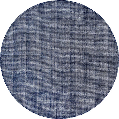 Blueberry 6' 11 x 6' 11 Jill Zarin English Manor Round Area Rug 100% Premium Natural Wool Handwoven Carpet for Living Rooms, Office Space, Bedrooms, Dorms for Sale at Rug Engine