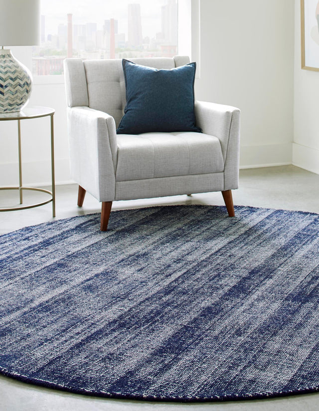 Blueberry 10' x 10' Jill Zarin English Manor Round Area Rug 100% Premium Natural Wool Handwoven Carpet for Living Rooms, Office Space, Bedrooms, Dorms for Sale at Rug Engine