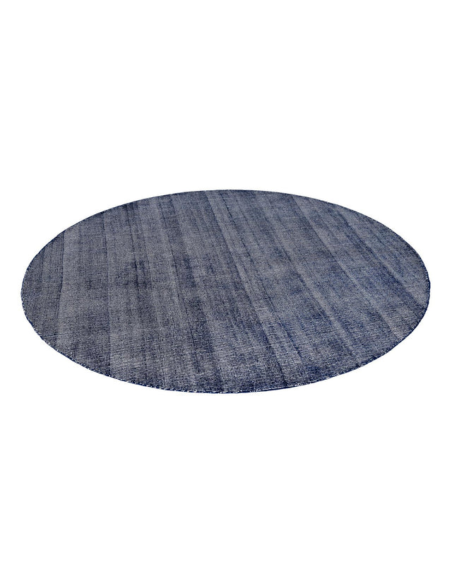 Blueberry 6' 11 x 6' 11 Jill Zarin English Manor Round Area Rug 100% Premium Natural Wool Handwoven Carpet for Living Rooms, Office Space, Bedrooms, Dorms for Sale at Rug Engine