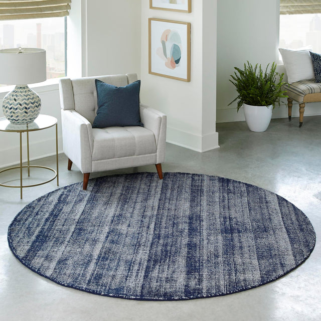 Blueberry 10' x 10' Jill Zarin English Manor Round Area Rug 100% Premium Natural Wool Handwoven Carpet for Living Rooms, Office Space, Bedrooms, Dorms for Sale at Rug Engine