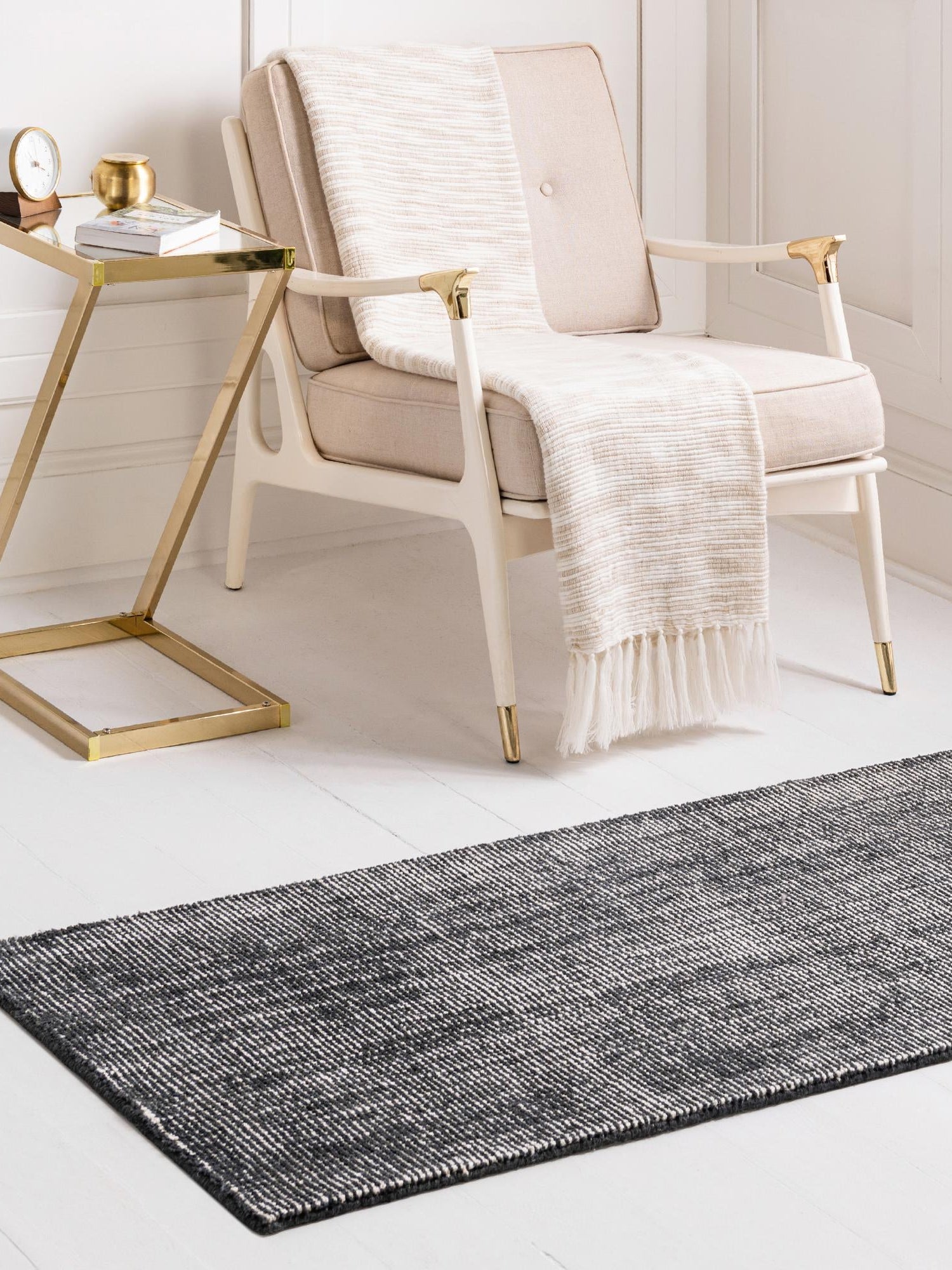 Earl Grey 2' 7 x 13' 1 Jill Zarin English Manor Runner Area Rug 100% Premium Natural Wool Handwoven Carpet for Living Rooms, Office Space, Bedrooms, Dorms for Sale at Rug Engine