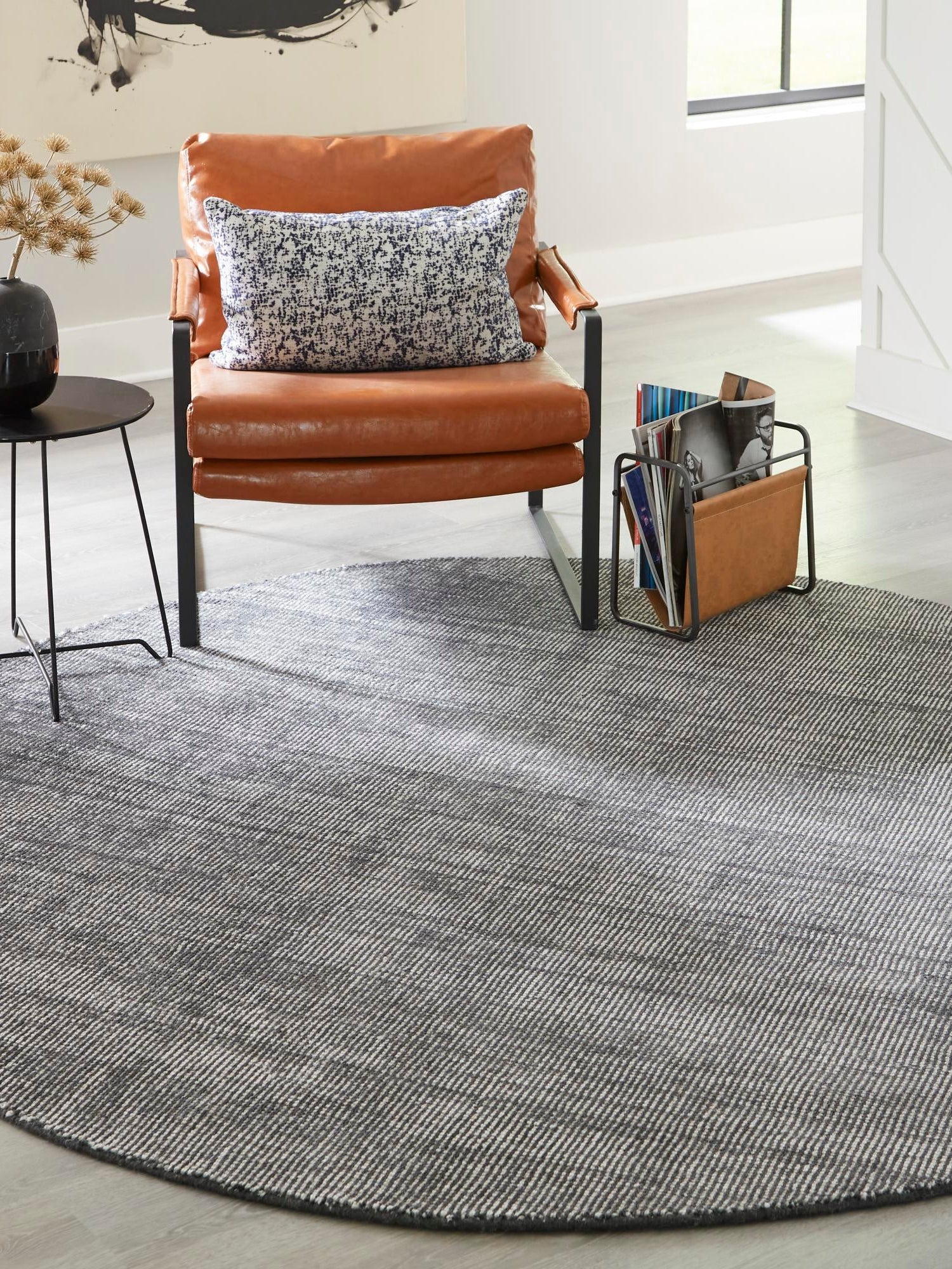 Earl Grey 10' x 10' Jill Zarin English Manor Round Area Rug 100% Premium Natural Wool Handwoven Carpet for Living Rooms, Office Space, Bedrooms, Dorms for Sale at Rug Engine