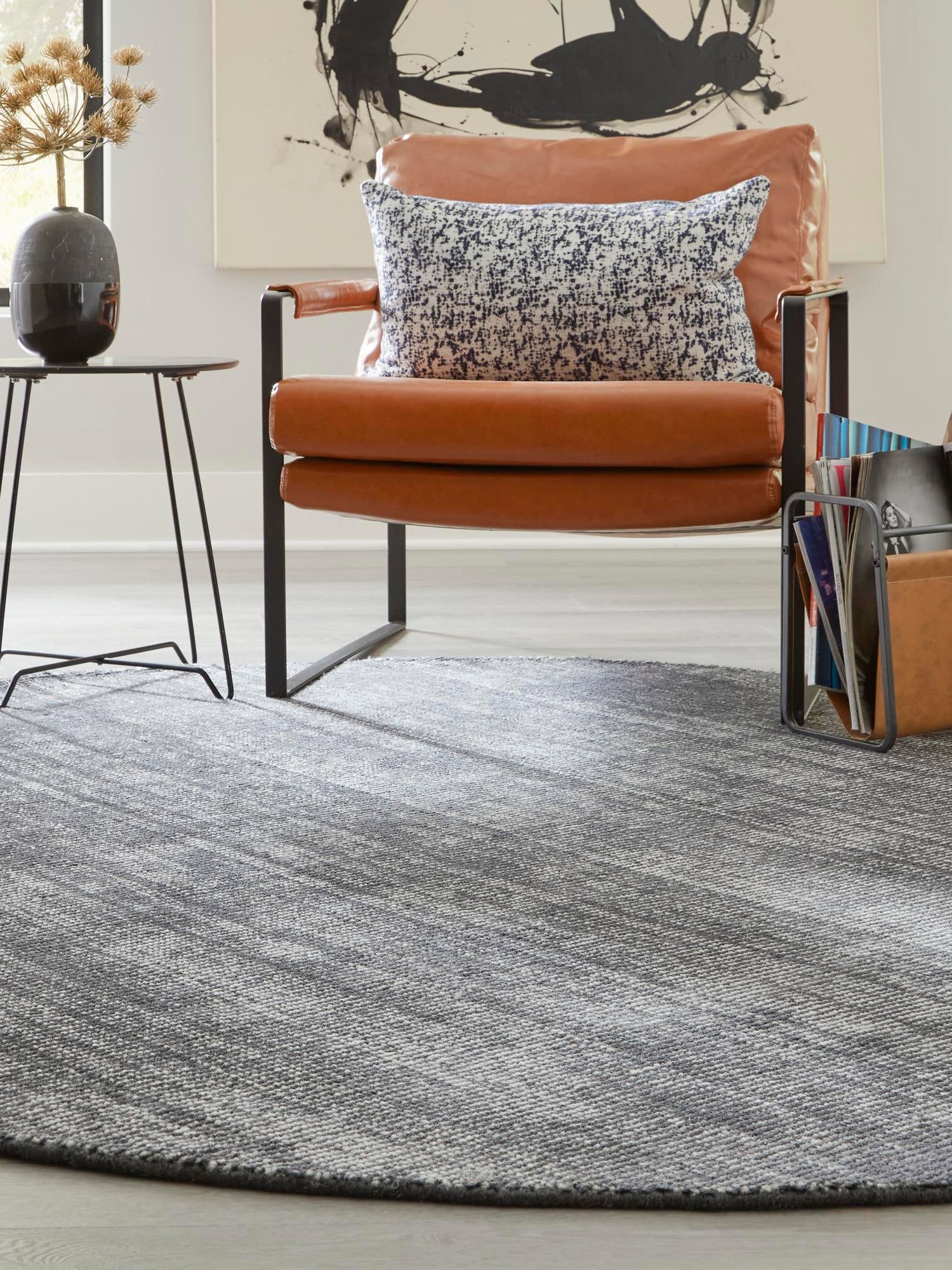 Earl Grey 10' x 10' Jill Zarin English Manor Round Area Rug 100% Premium Natural Wool Handwoven Carpet for Living Rooms, Office Space, Bedrooms, Dorms for Sale at Rug Engine