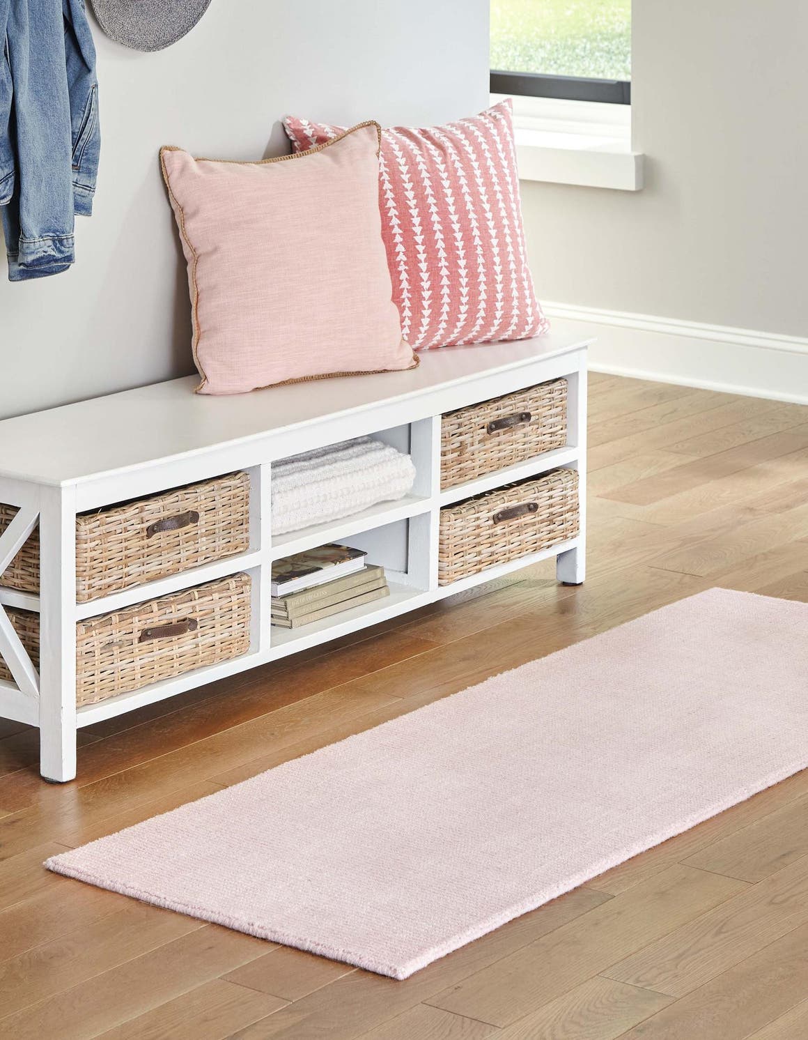 English Rose 2' x 6' 1 Jill Zarin English Manor Runner Area Rug 100% Premium Natural Wool Handwoven Carpet for Living Rooms, Office Space, Bedrooms, Dorms for Sale at Rug Engine