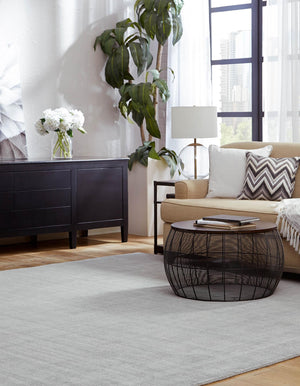Grey Manor 6' 1 x 6' 1 Jill Zarin English Manor Square Area Rug 100% Premium Natural Wool Handwoven Carpet for Living Rooms, Office Space, Bedrooms, Dorms for Sale at Rug Engine