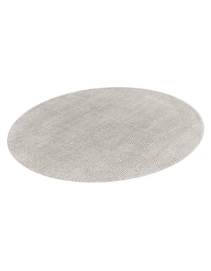 Grey Manor 3' 1 x 3' 1 Jill Zarin English Manor Round Area Rug 100% Premium Natural Wool Handwoven Carpet for Living Rooms, Office Space, Bedrooms, Dorms for Sale at Rug Engine