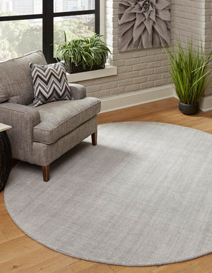 Grey Manor 10' x 10' Jill Zarin English Manor Round Area Rug 100% Premium Natural Wool Handwoven Carpet for Living Rooms, Office Space, Bedrooms, Dorms for Sale at Rug Engine