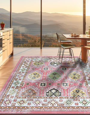 Rose 9' 10 x 9' 10 Aarhus Square Area Rug 100% Polypropylene With Jute Foundation Living Room Bedroom Carpet for Sale at Rug Engine