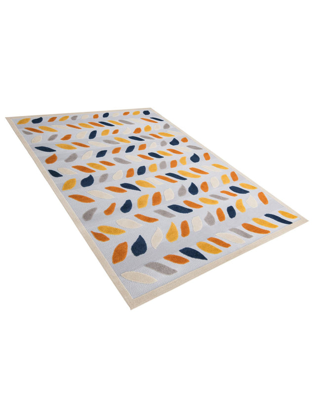 Gray 9' x 12' Aruba Outdoor Rectangle Area Rug Weather Resistant for Patio, Deck, Terrace, Balcony, Porch for Sale at Rug Engine