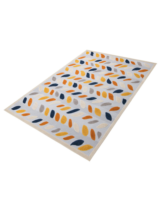 Gray 9' x 12' Aruba Outdoor Rectangle Area Rug Weather Resistant for Patio, Deck, Terrace, Balcony, Porch for Sale at Rug Engine