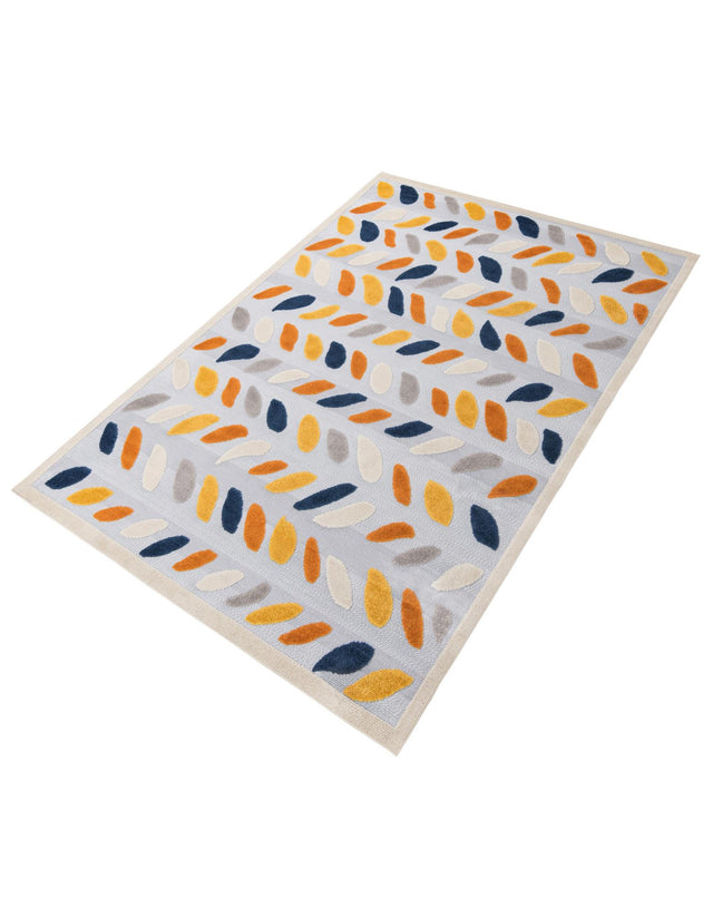 Gray 7' 10 x 10' Aruba Outdoor Rectangle Area Rug Weather Resistant for Patio, Deck, Terrace, Balcony, Porch for Sale at Rug Engine