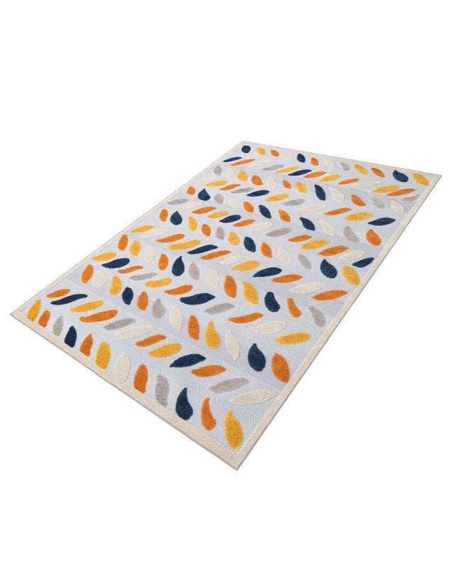 Gray 7' x 10' Aruba Outdoor Rectangle Area Rug Weather Resistant for Patio, Deck, Terrace, Balcony, Porch for Sale at Rug Engine