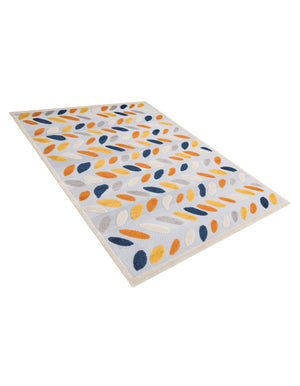 Gray 6' x 9' Aruba Outdoor Rectangle Area Rug Weather Resistant for Patio, Deck, Terrace, Balcony, Porch for Sale at Rug Engine