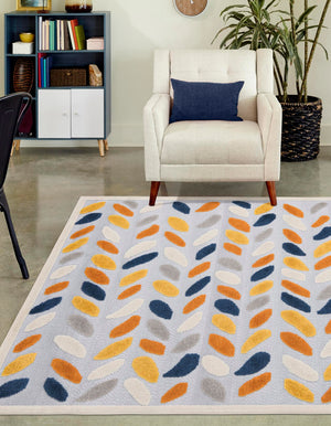 Gray 2' x 3' Aruba Outdoor Rectangle Area Rug Weather Resistant for Patio, Deck, Terrace, Balcony, Porch for Sale at Rug Engine