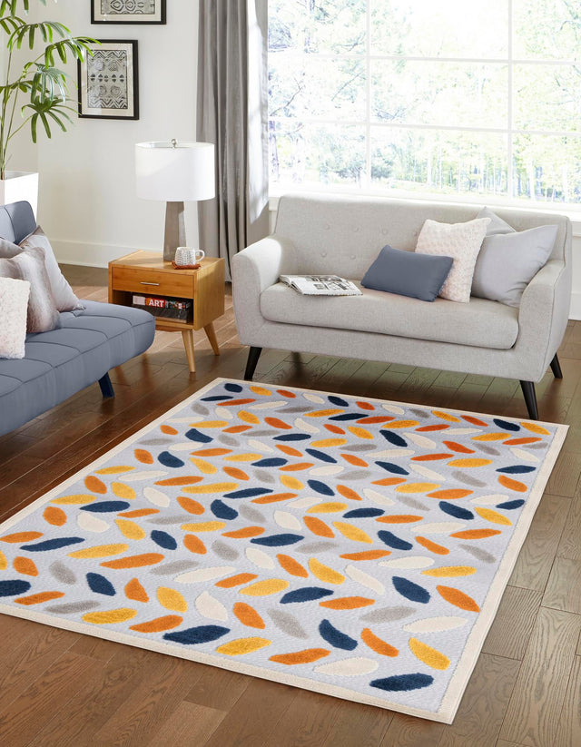 Gray 2' x 3' Aruba Outdoor Rectangle Area Rug Weather Resistant for Patio, Deck, Terrace, Balcony, Porch for Sale at Rug Engine