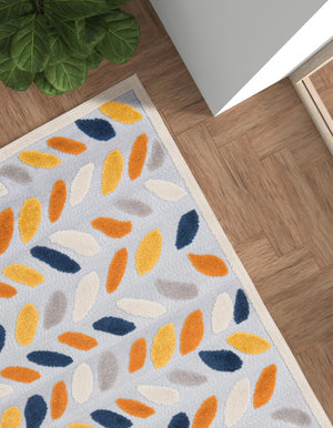 Gray 7' 10 x 10' Aruba Outdoor Rectangle Area Rug Weather Resistant for Patio, Deck, Terrace, Balcony, Porch for Sale at Rug Engine