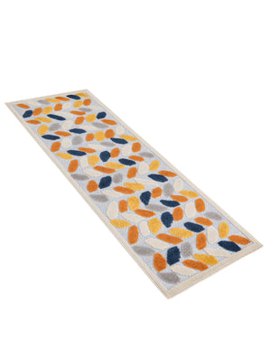 Gray 2' x 6' Aruba Outdoor Runner Area Rug Weather Resistant for Patio, Deck, Terrace, Balcony, Porch for Sale at Rug Engine