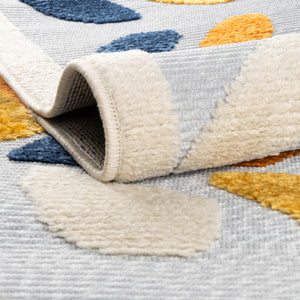 Gray 2' x 6' Aruba Outdoor Runner Area Rug Weather Resistant for Patio, Deck, Terrace, Balcony, Porch for Sale at Rug Engine