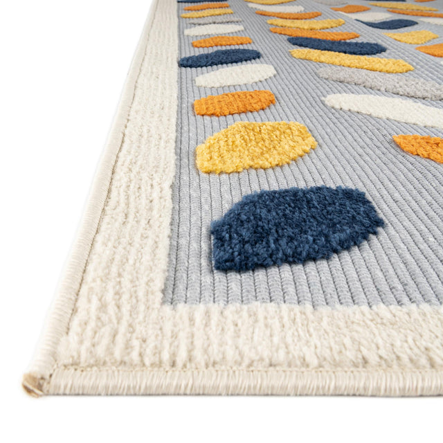 Gray 2' x 8' Aruba Outdoor Runner Area Rug Weather Resistant for Patio, Deck, Terrace, Balcony, Porch for Sale at Rug Engine