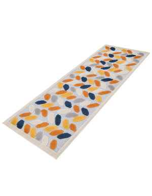 Gray 2' x 6' Aruba Outdoor Runner Area Rug Weather Resistant for Patio, Deck, Terrace, Balcony, Porch for Sale at Rug Engine