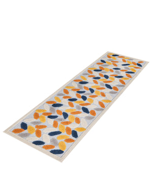 Gray 2' x 8' Aruba Outdoor Runner Area Rug Weather Resistant for Patio, Deck, Terrace, Balcony, Porch for Sale at Rug Engine