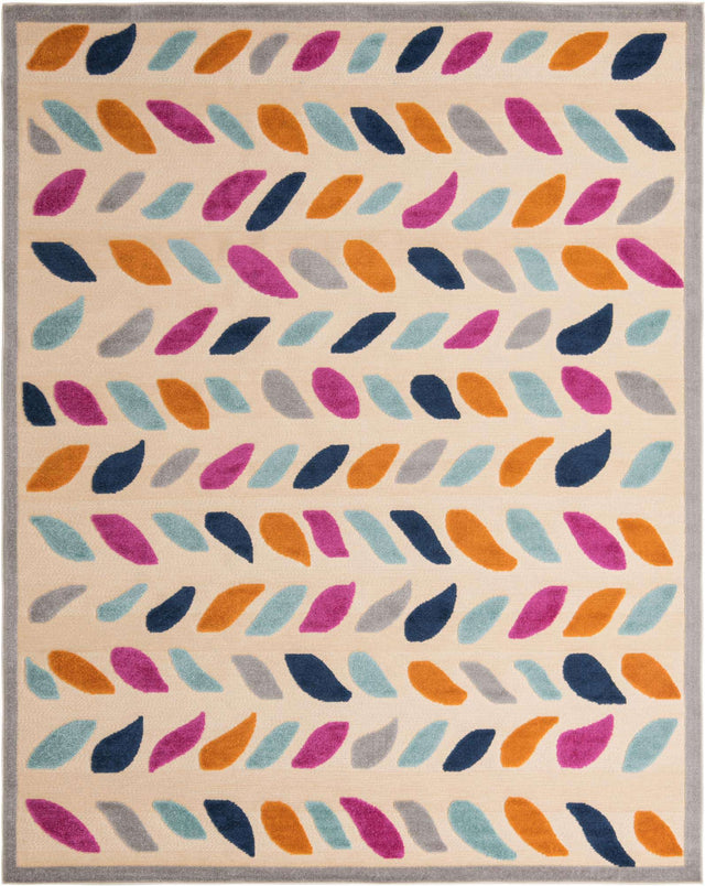 Beige 9' x 12' Aruba Outdoor Rectangle Area Rug Weather Resistant for Patio, Deck, Terrace, Balcony, Porch for Sale at Rug Engine