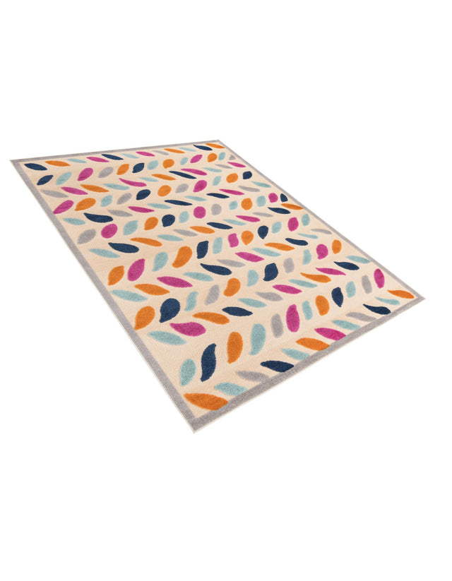 Beige 7' x 10' Aruba Outdoor Rectangle Area Rug Weather Resistant for Patio, Deck, Terrace, Balcony, Porch for Sale at Rug Engine